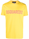 Dsquared2 T-shirt In Yellow