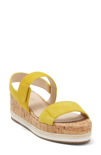 Pelle Moda Potter Platform Sandal In Lemon