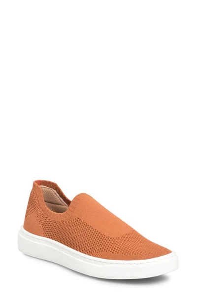 Comfortiva Tai Knit Slip-on Sneaker In Cashew Orange