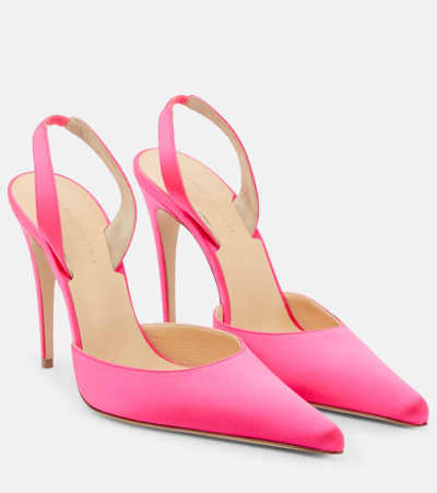 Magda Butrym Pumps In Fuxia Satin In Pink