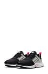 Nike Air Presto Sneaker In Black/hyper Pink/light Silver/white 