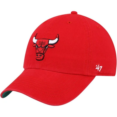 47 ' Red Chicago Bulls Franchise Fitted Hat