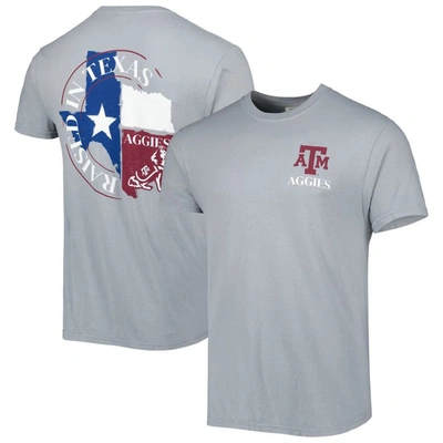 Image One Men's Gray Texas A&m Aggies Hyperlocal T-shirt