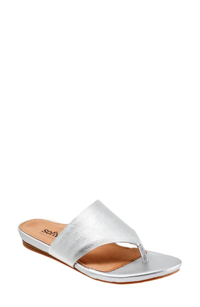 Softwalk Chandler Sandal In Silver