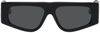 Filippa K Angled Acetate Sunglasses In Black