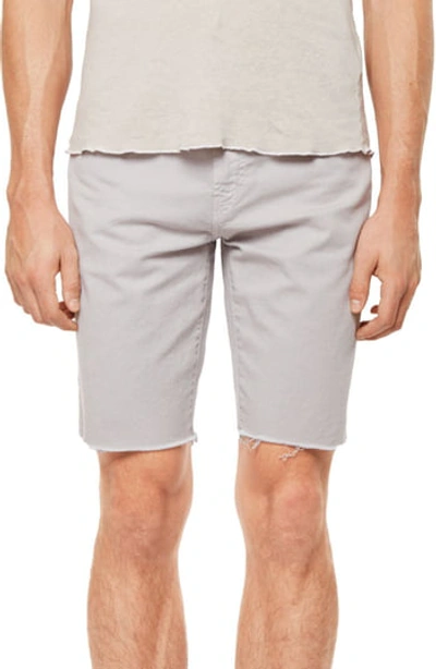 J Brand Men's Eli Over-dyed Cutoff Jean Shorts In Reflect