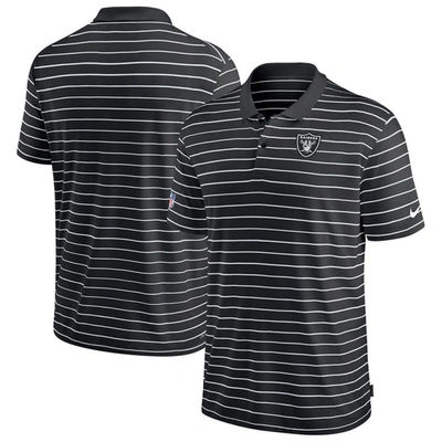 Nike Men's Dri-fit Lockup Victory (nfl Las Vegas Raiders) Polo In Black