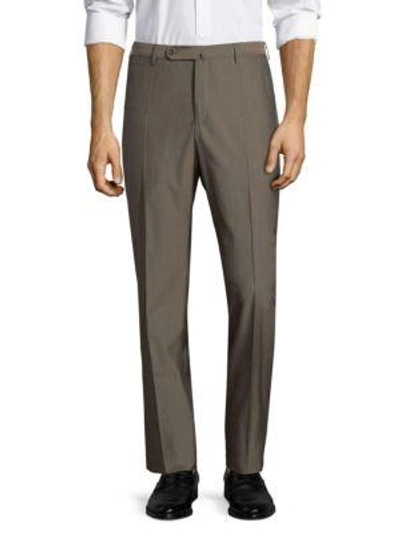 Incotex Matty Tailored Trousers In Medium Brown