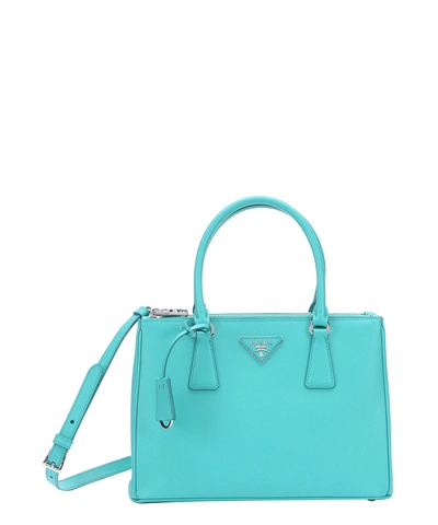 prada saffiano bag blue