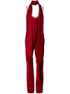 Galvan Cuzco Jumpsuit - Red