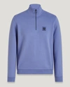 Belstaff Quarter Zip Sweatshirt In Mauve
