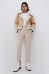 Simkhai Corinne Vegan Sherpa Jacket In Scone Multi