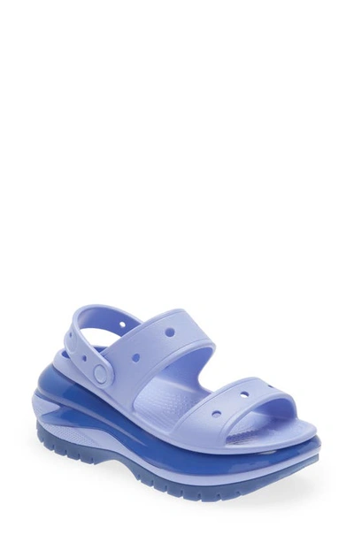 Crocs Mega Crush Sandal In Moon Jelly