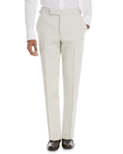 Tom Ford Solid Linen Trousers