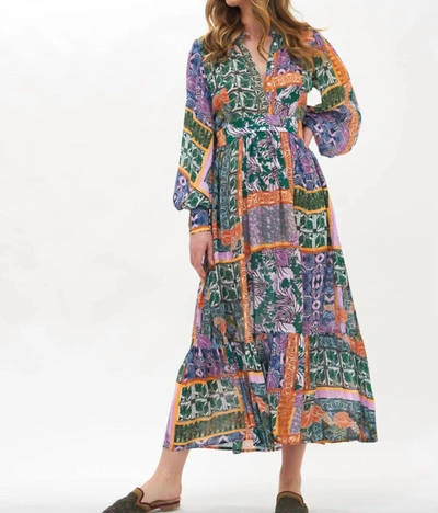 ella maxi dress KJP Women's Ella Stripe Eyelet Maxi Dress – Kiel James Patrick