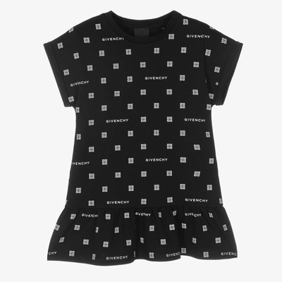 Givenchy Babies' Girls Black 4g Logo Dress