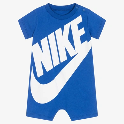 Nike Baby Boys Blue Jersey Logo Shortie
