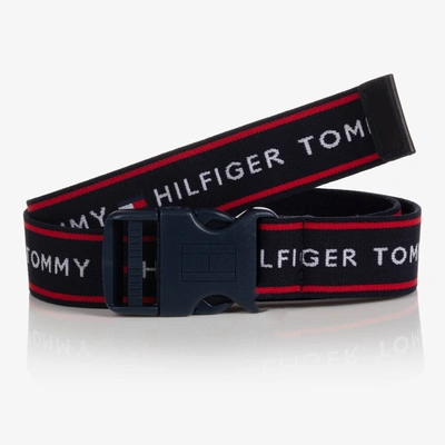Tommy Hilfiger Kids' Navy Blue Logo Tape Belt