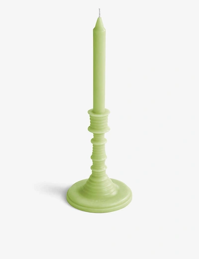 Loewe Cucumber Scented Wax Candlestick 330g In Green