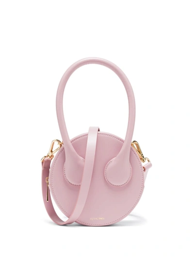 Az Factory By Ester Manas Round Leather Mini Bag In Pink