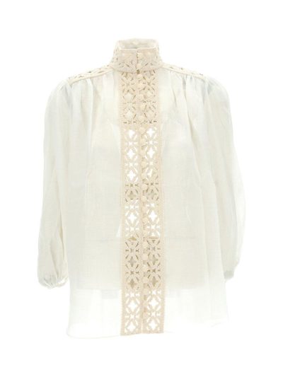 Zimmermann Shirts In Ivory