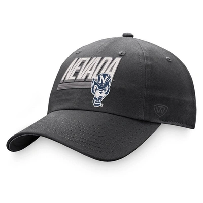 Top Of The World Charcoal Nevada Wolf Pack Slice Adjustable Hat