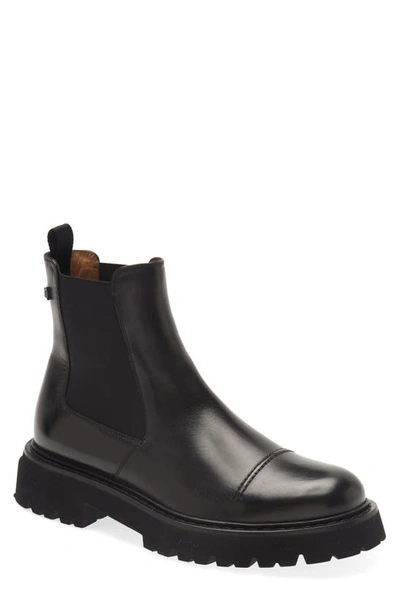 Ferragamo Men's Iuri Gancini Textile & Leather Combat Boots