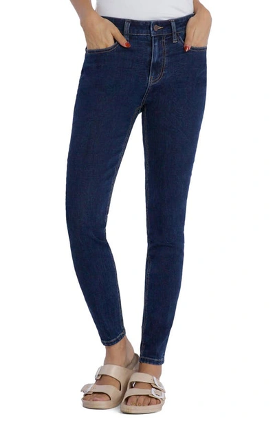 Hint Of Blu Brilliant High Waist Ankle Skinny Jeans In Voyage