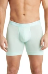 Nike Dri-fit Essential 3-pack Stretch Cotton Boxer Briefs In Mint Foam