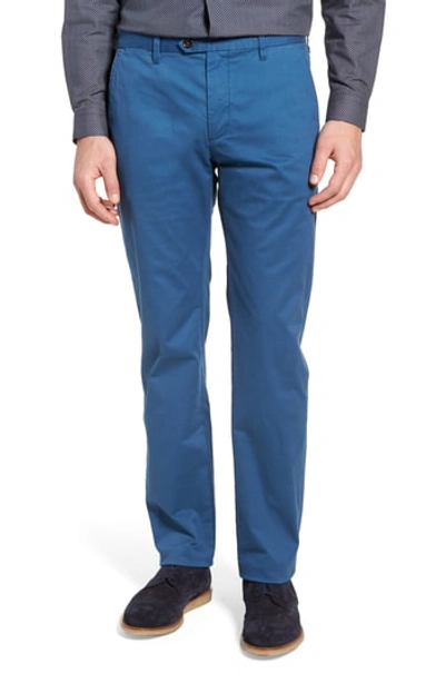 Ted Baker Procor Slim Fit Chino Pants In Navy