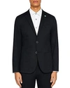 Ted Baker Cliford Piece Dyed Regular Fit Sport Coat In Navy