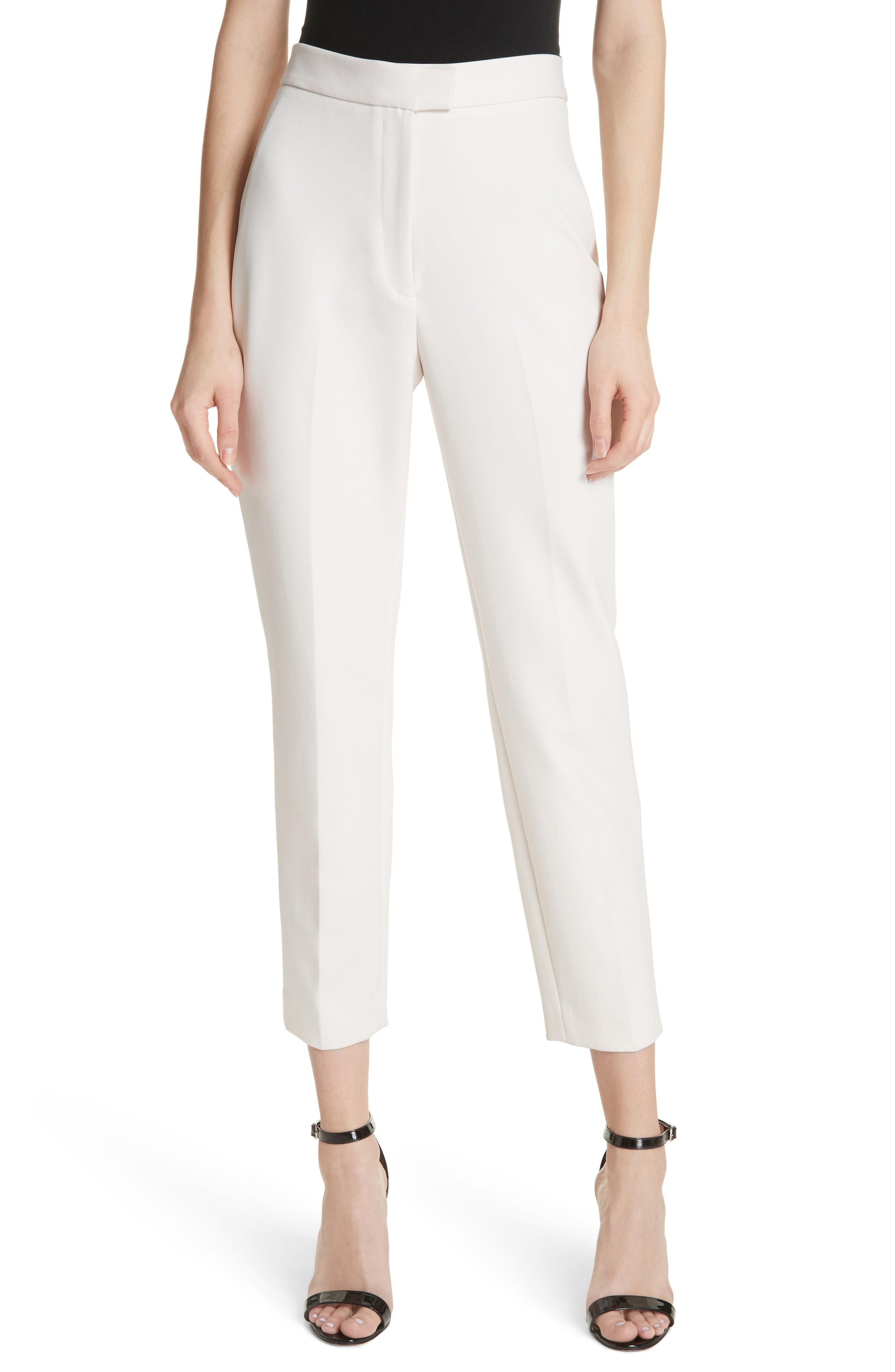 cream cigarette pants