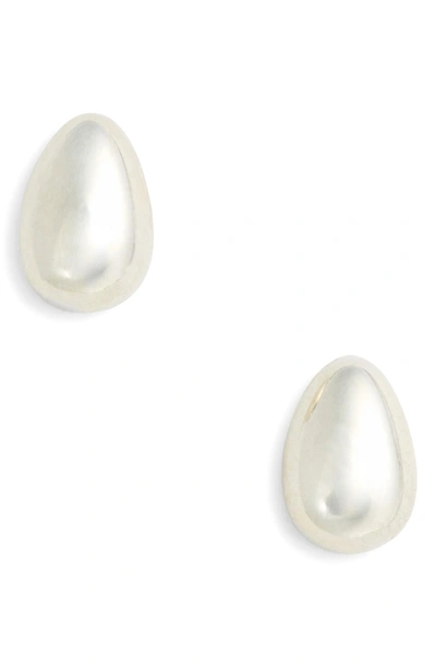 Sophie Buhai Tiny Egg Stud Earrings In Sterling Silver