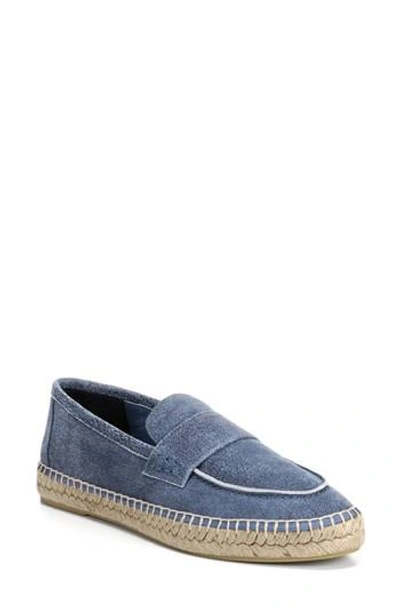 Vince Daria Espadrille Loafer In Indigo Suede