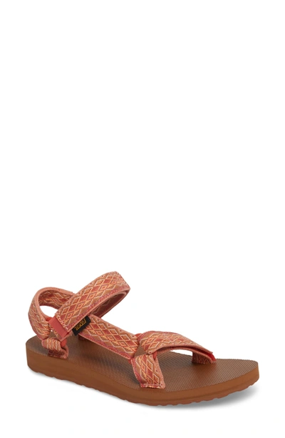 Teva 'original Universal' Sandal In Mirimar Fade Coral Sand