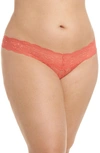 Cosabella Never Say Never Cutie Thong In Moroccan Rose