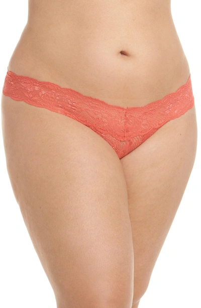Cosabella Never Say Never Cutie Thong In Moroccan Rose