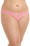 Cosabella Never Say Never Cutie Thong In Pink Passion