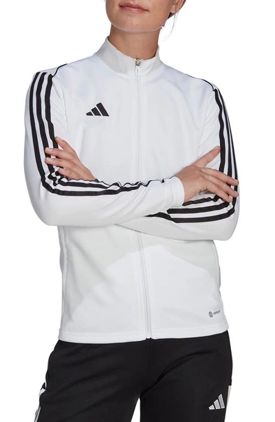 Adidas Originals Tiro 23 League Recycled Polyester Soccer Jacket In White