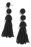 Baublebar New Mini Granita Tassel Earrings In Black/ Hematite