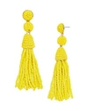 Baublebar Granita Beaded Tassel Earrings In Yellow