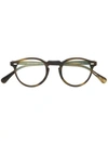 Oliver Peoples 'gregory Peck' Glasses In Nude & Neutrals