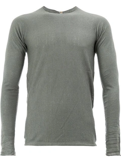 Label Under Construction Classic Fitted Top In Grey