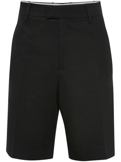 Alexander Mcqueen Tailored Bermuda Shorts In Black