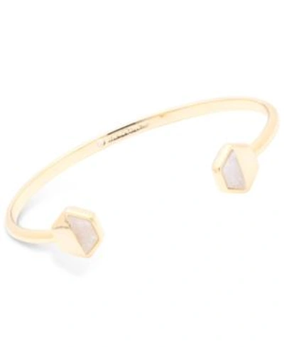 Ivanka Trump Geometric Stone Cuff Bangle Bracelet In Pearl