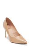 Jeffrey Campbell Juliana Pointed Toe Pump In Nude Patent