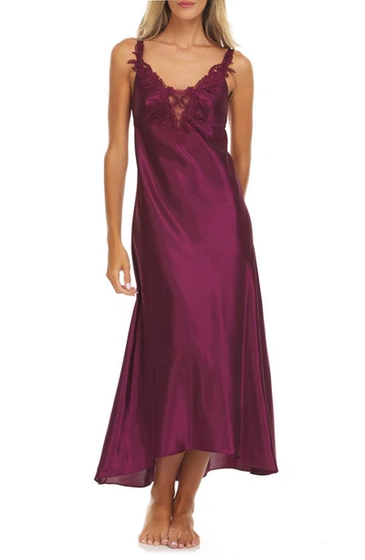 Flora Nikrooz Stella Gown In Bordeaux