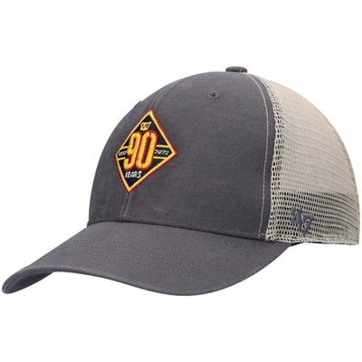 47 '  Charcoal/natural Washington Commanders 90th Season Mvp Trucker Snapback Hat