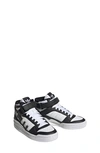 Adidas Originals Kids' High-top Sneakers Forum Aus Leder In Black/white/white