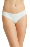 On Gossamer Cabana Cotton Blend Stretch Hip Bikini In Moonlight Jade